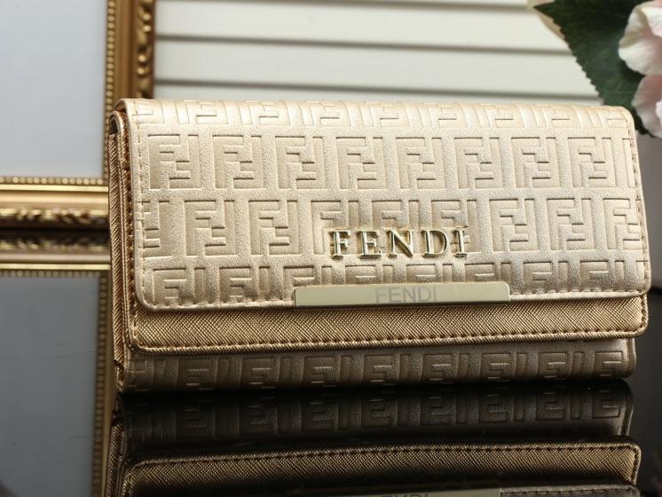       Embossed FF Wallets       Long Zippy Wallet       Bifold Clutch Purse 4